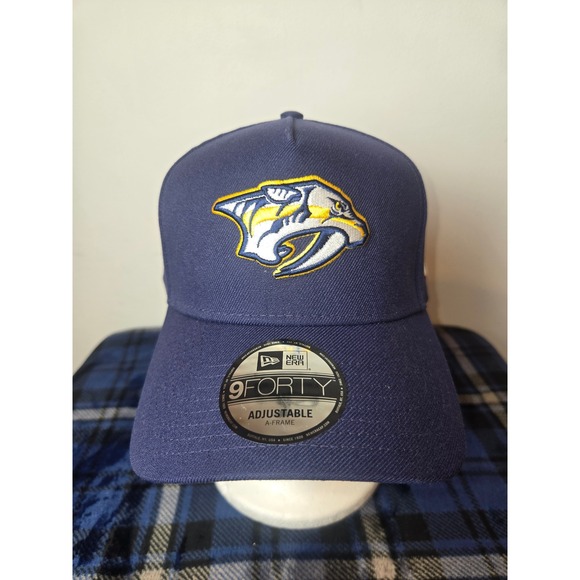 New Era Other - New Era A-Frame Nashville Predators NHL Snapback Hat Navy Blue OSFM